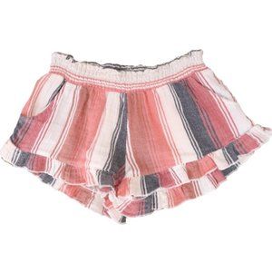 GILLIGAN O'MALLEY Striped Ruffle Soft Short Sleepwear
